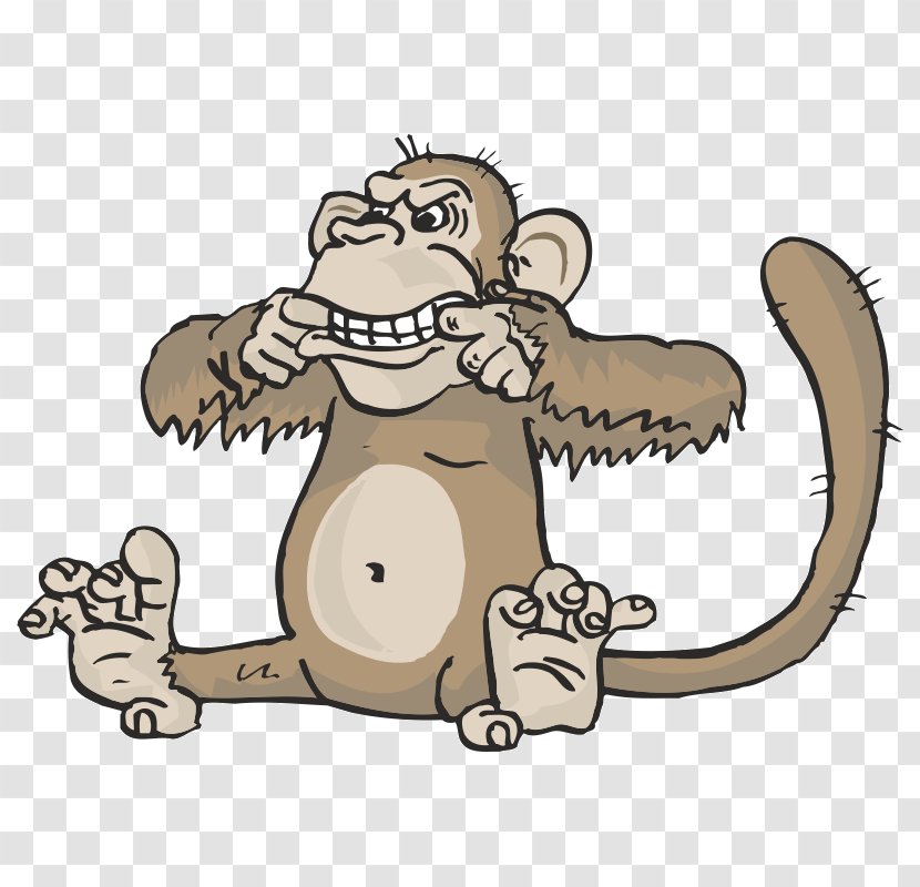 Monkey Clip Art Macaque Desktop Wallpaper Animal Transparent PNG