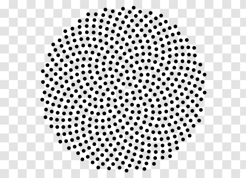 Fibonacci Number Fermat's Spiral Golden Mathematics Ratio - Phyllotaxis Transparent PNG