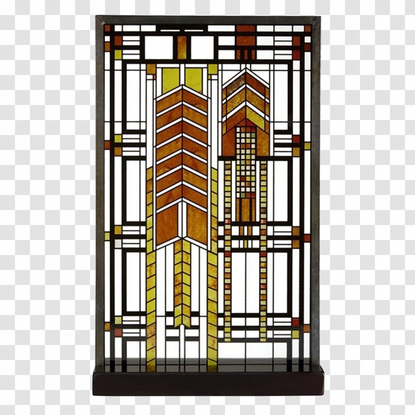 Dana–Thomas House Window Art Glass Stained - Structure Transparent PNG