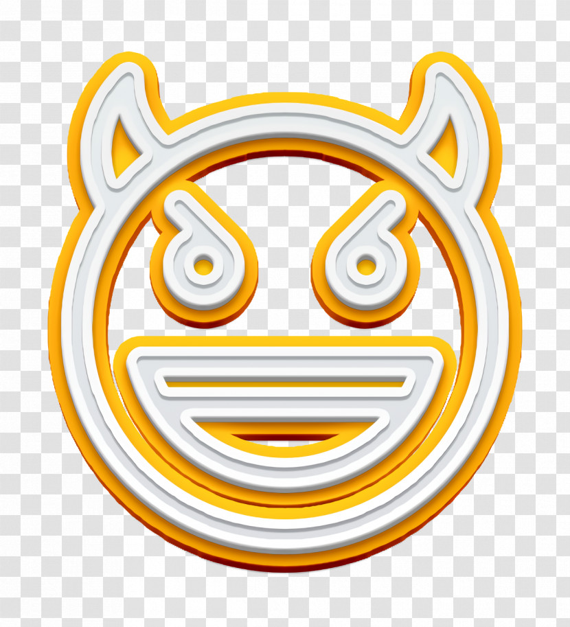 Smiley And People Icon Devil Icon Grinning Icon Transparent PNG