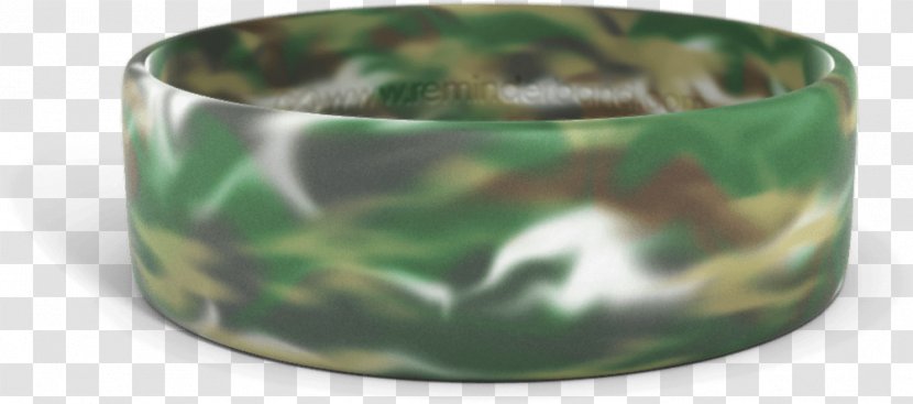 Reminderband Bangle Green Bracelet Tableware - Military Camo Transparent PNG