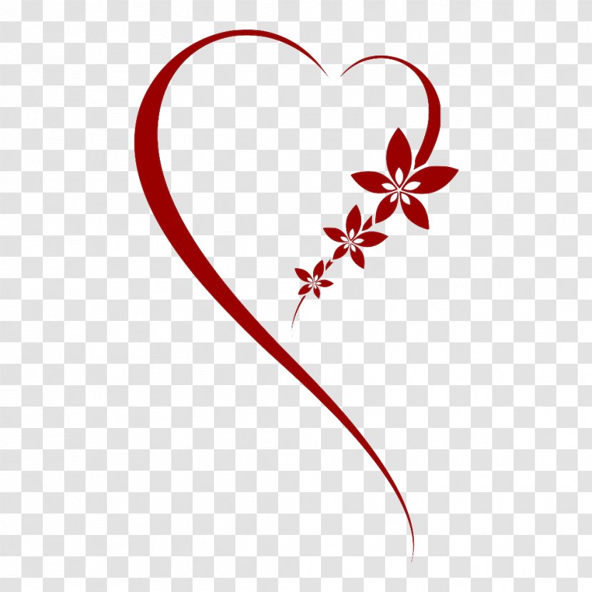 Heart Clip Art - Cartoon - HEART FLOWER Transparent PNG