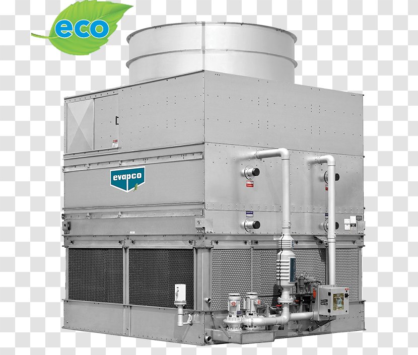 Cooling Tower Evaporative Cooler Evapco Inc Refrigeration Hvac Piping And Instrumentation Diagram Transparent Png