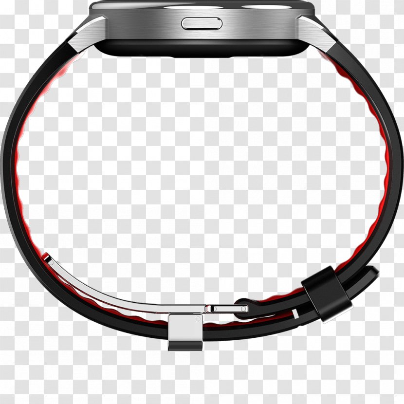 Alcatel One Touch Mobile OneTouch Smart Watch SM02 Black/Red - Telephone - Large SmartwatchWatch Transparent PNG