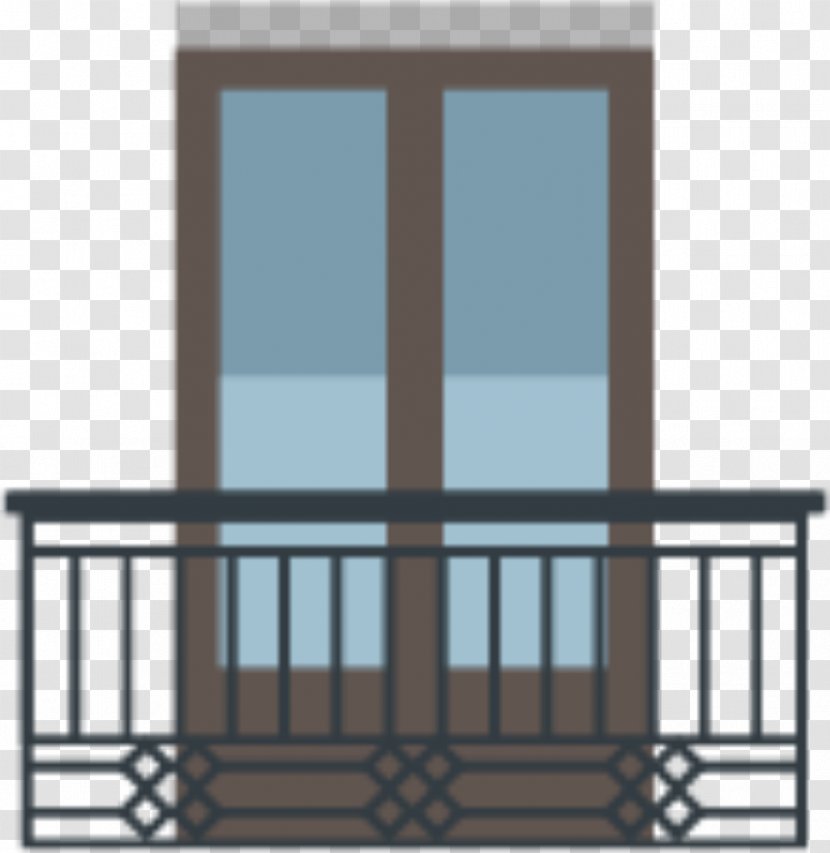 Window Balcony Glass Transparency And Translucency - Elevation Transparent PNG