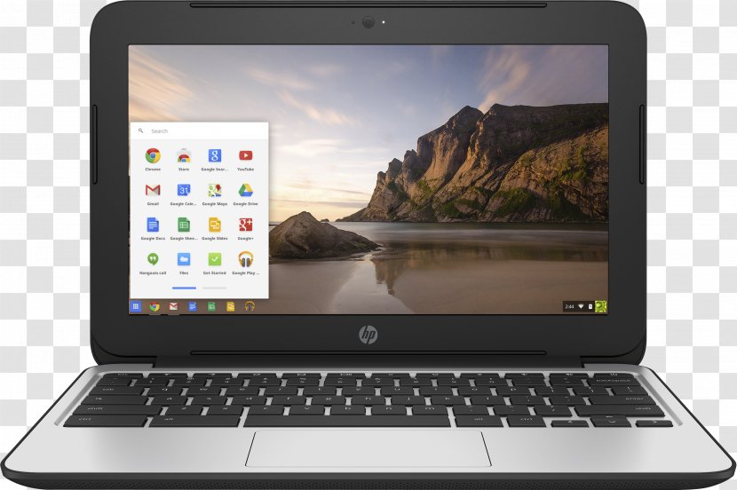 Laptop Hewlett-Packard Intel HP Chromebook 11 G4 Celeron - Screen Transparent PNG