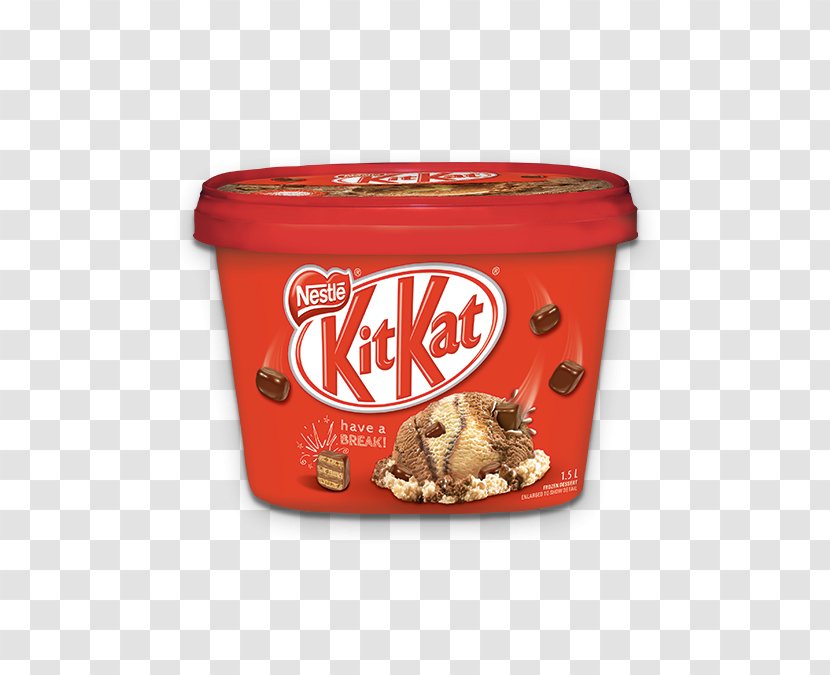 Kit Kat Ice Cream Milo Chocolate Smarties - Dark Ingredients Transparent PNG