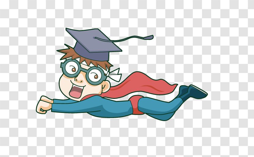 Clark Kent Cartoon Doctorate Education - Estudante - Peter Pan Transparent PNG