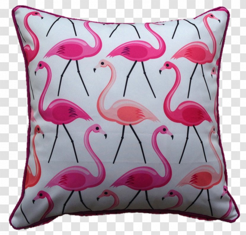 Cushion Throw Pillows Flamingo Living Room - Carpet - Flamingos Transparent PNG