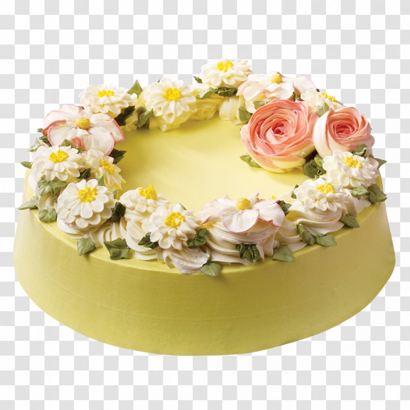 Floral Design Buttercream Torte Royal Icing Sugar Paste - Flower Arranging - Cake Transparent PNG