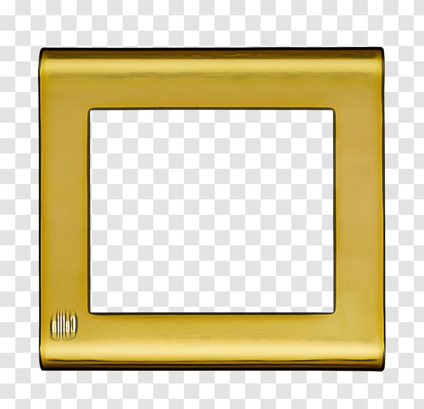 Picture Frames Rectangle Yellow Font Design - Frame - Meter Transparent PNG