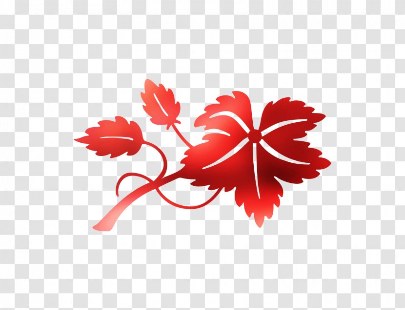 Rosemallows Font Leaf - Hibiscus Transparent PNG