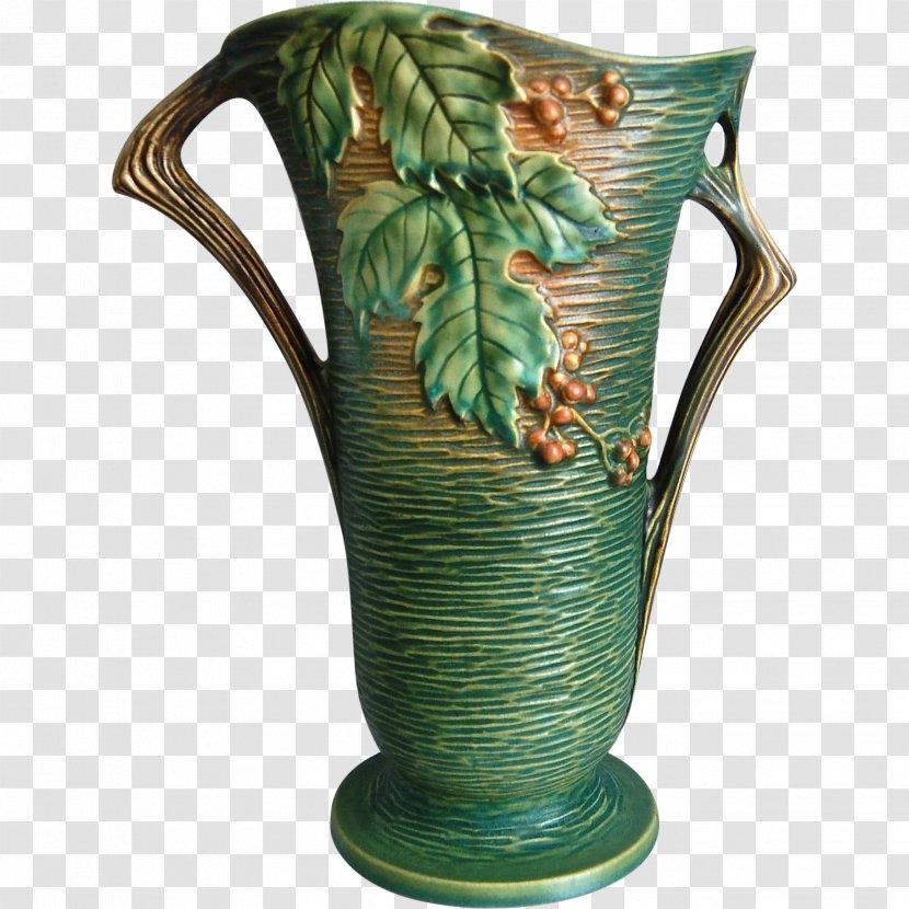 Vase Roseville Pottery Ceramic - Bushberry Transparent PNG