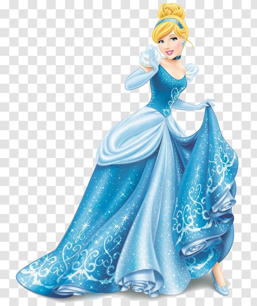 Cinderella Princess Aurora Belle Rapunzel Tiana - Disney Transparent PNG