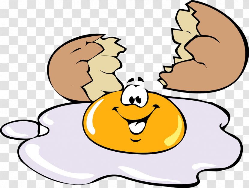 Fried Egg Chicken Clip Art - White - Flour Transparent PNG