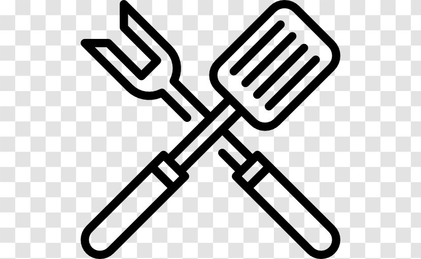Catering Service - Black And White - Spatula Transparent PNG