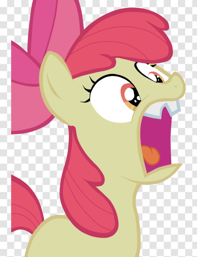 Apple Bloom Pony Clip Art - Heart - Chipped Transparent PNG