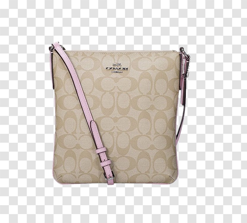 Handbag Designer Gratis - Bag - COACH Khaki Messenger Transparent PNG