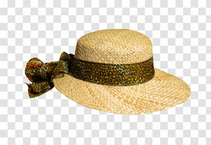 Straw Hat Sun Fedora Headgear Transparent PNG