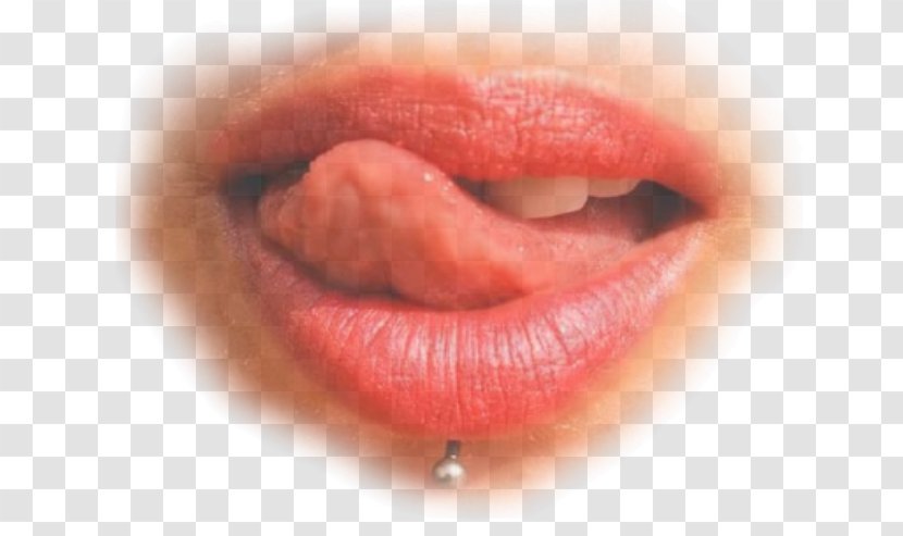 Lip Stain Tongue Kiss Gloss Transparent PNG