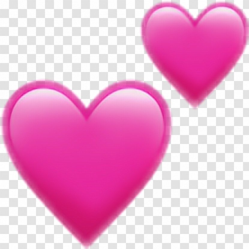 Emoji Heart Symbol Clip Art - Pink Transparent PNG