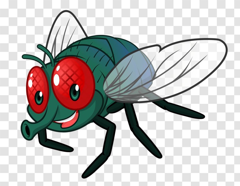 Cartoon Fly Clip Art - Illustration - Cute Little Bugs Transparent PNG