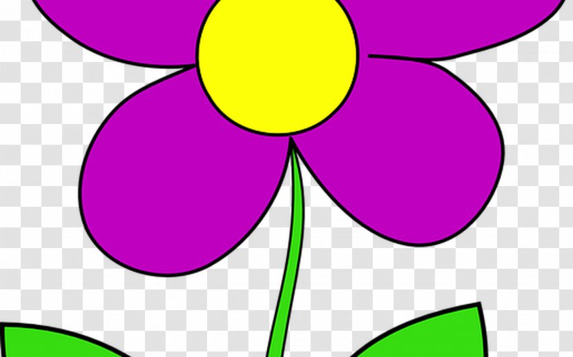 Clip Art Flower Openclipart Drawing - Purple - Cartoon Transparent PNG