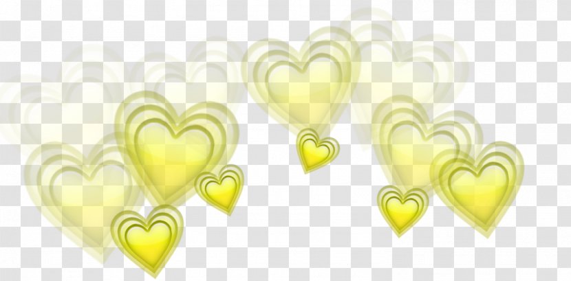 Yellow Heart Sky Blue Photography - Cartoon Transparent PNG