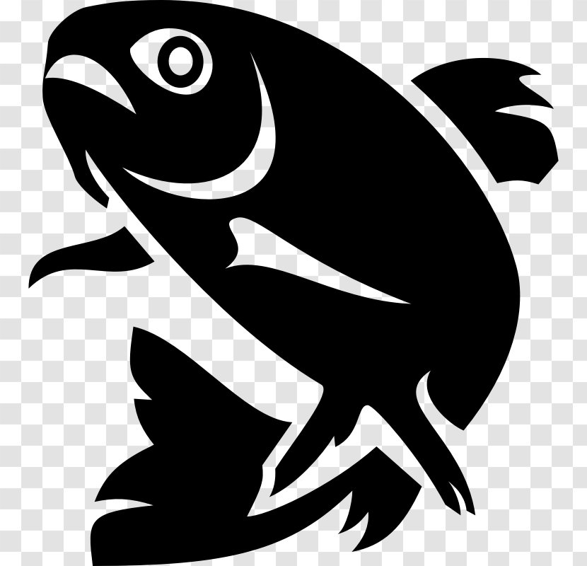 Rainbow Trout Clip Art - Symbol - Fish Silhoutte Transparent PNG