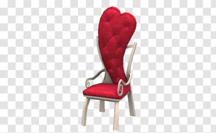 Chair - Red - Furniture Transparent PNG