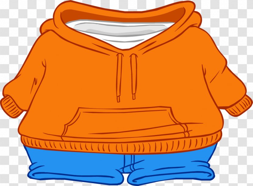 Hoodie Club Penguin Clothing Outerwear Original - Hood - Baby Clothes Transparent PNG