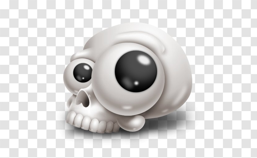 Human Skull Symbolism Clip Art - Close Up - 1 Icon Transparent PNG