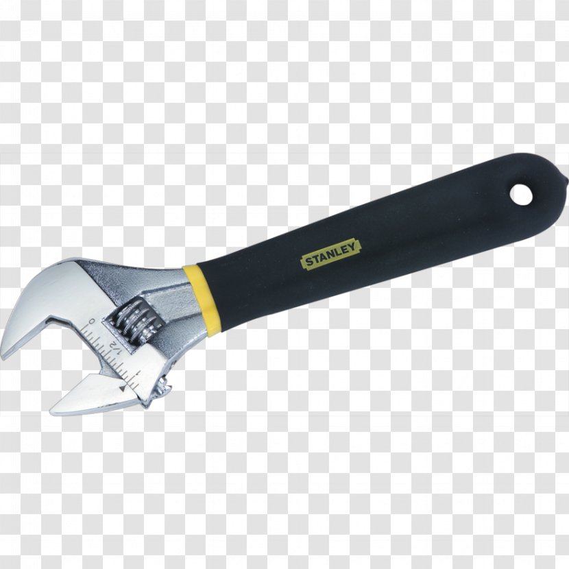 Adjustable Spanner Spanners Stanley Hand Tools Screwdriver Black & Decker - Wrench Transparent PNG