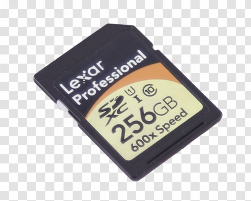 Flash Memory Cards Lexar Professional SDXC UHS-I Card Media, Inc Secure Digital - Electronics Accessory Transparent PNG