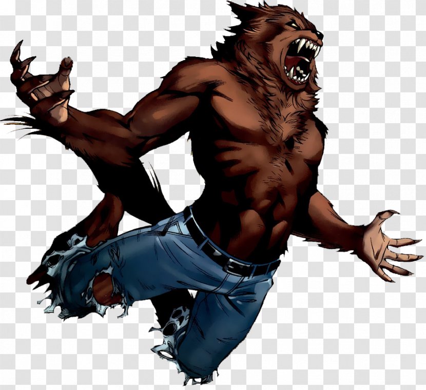 Marvel: Avengers Alliance Jack Russell Terrier Gray Wolf Marvel Comics Werewolf By Night - Cartoon Werewolves Transparent PNG