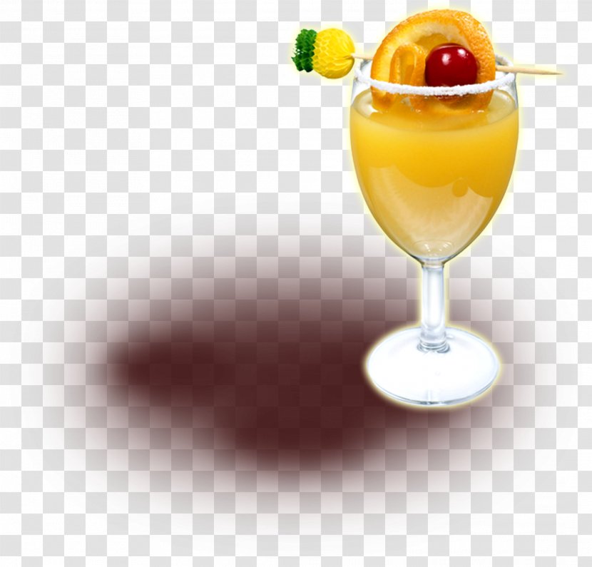 Juice Cocktail Garnish Biscotti Drink - Harvey Wallbanger Transparent PNG