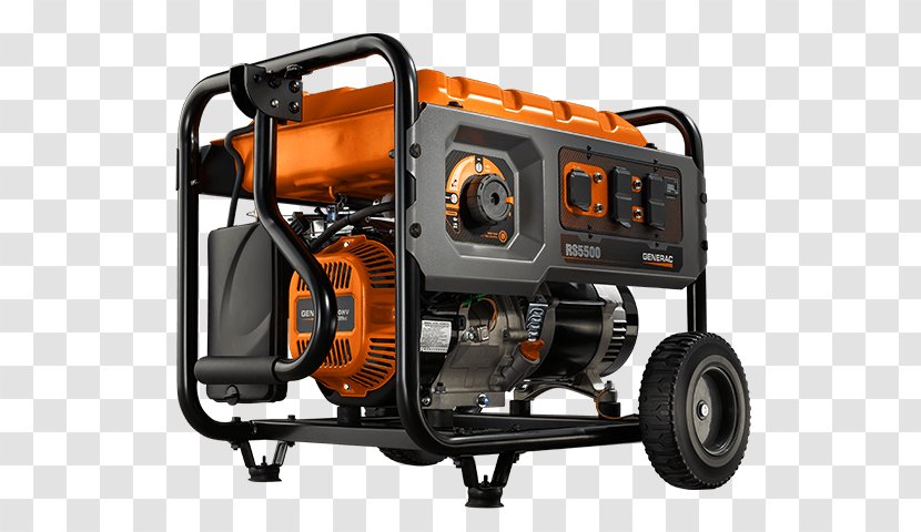 Electric Generator Engine-generator Generac Power Systems Watt Ampere - Gasoline Transparent PNG