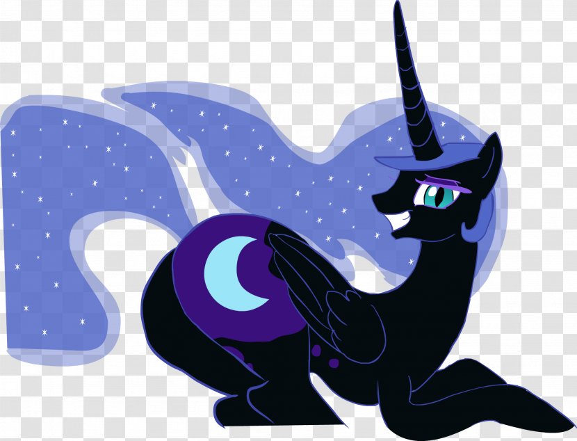 Princess Luna Cat Pony - Mammal - Nightmare Transparent PNG