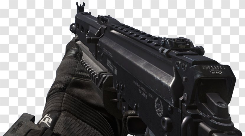 Call Of Duty: Ghosts Modern Warfare 2 PP-19 Bizon Submachine Gun - Personal Protective Equipment - First-person Shooter Transparent PNG