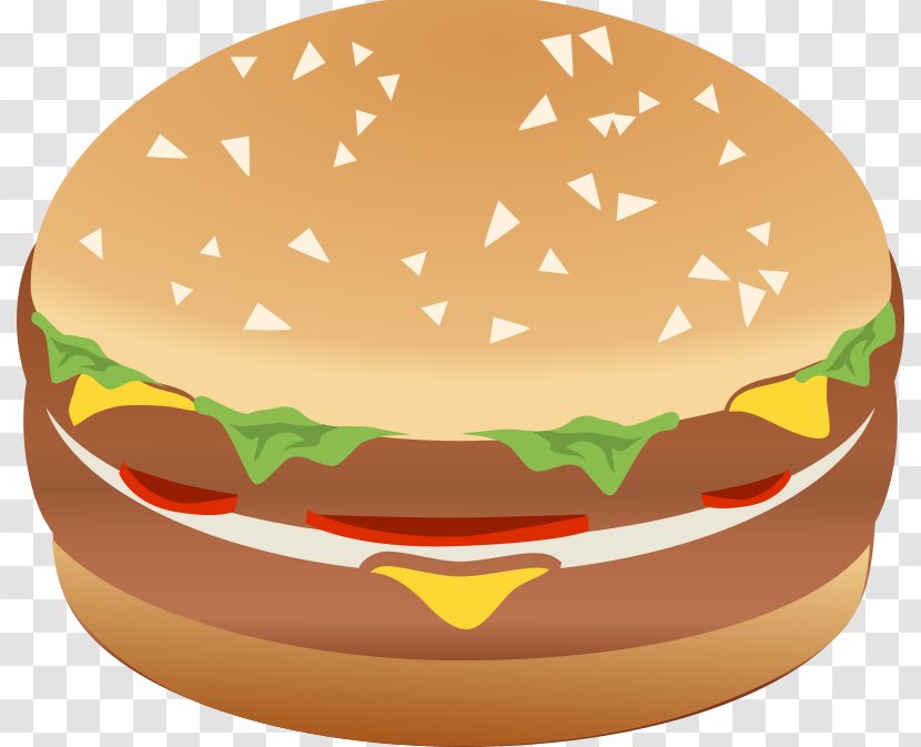 Hamburger Cheeseburger Fast Food Slider Clip Art - Burger King - Colour Transparent PNG