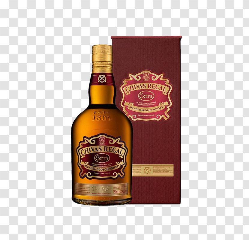 Chivas Regal Blended Whiskey Scotch Whisky Wine - Liqueur Transparent PNG