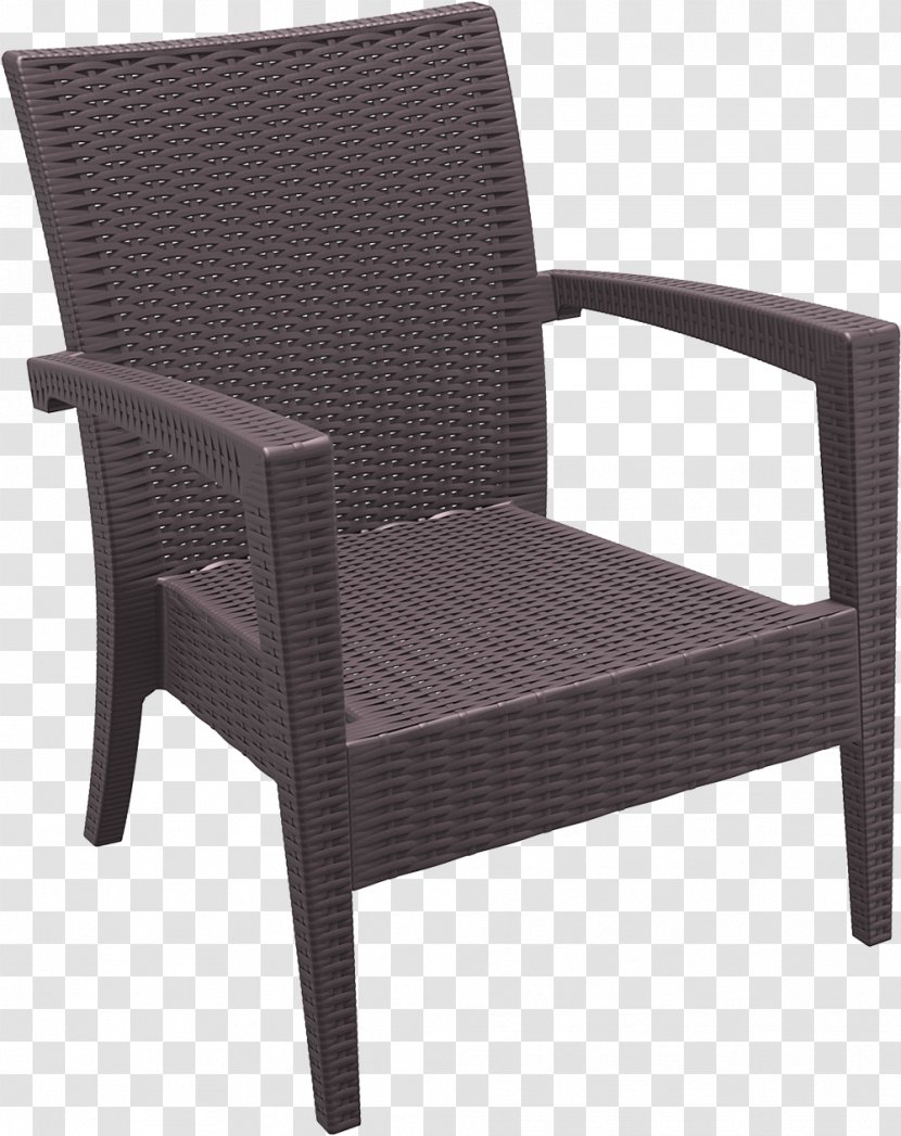 Table Wing Chair Furniture Resin Wicker - Garden Transparent PNG