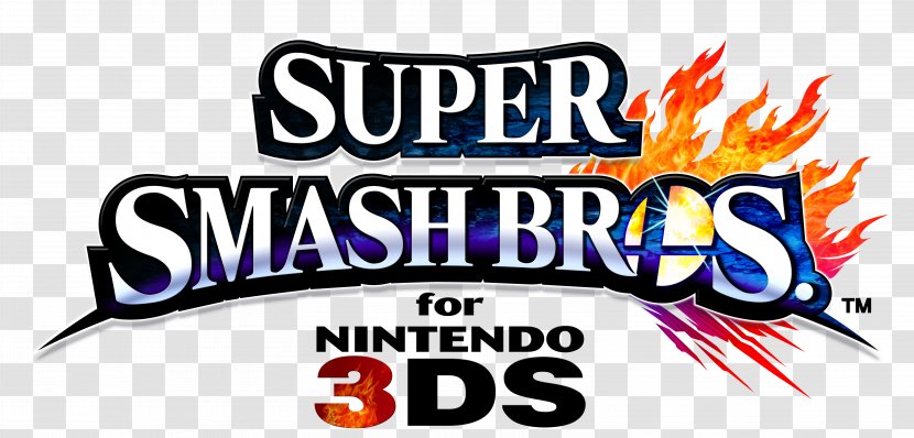 Super Smash Bros. For Nintendo 3DS And Wii U Brawl - Logo - 3ds Transparent PNG