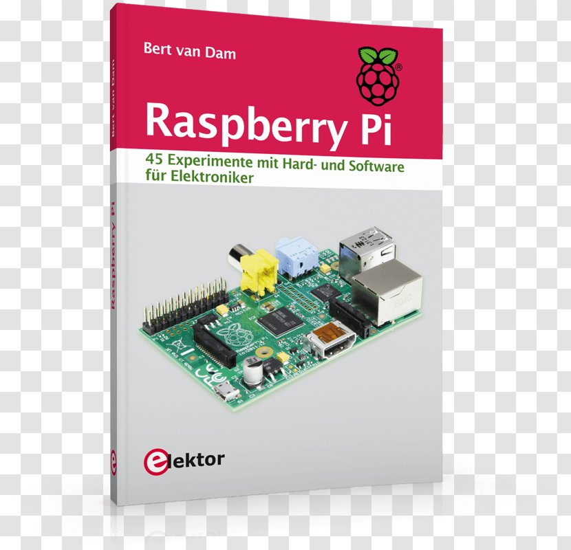 Raspberry Pi: 45 Experimente Mit Hard- Und Software Für Elektroniker Pi User Guide Electronics Computer - Electronic Component - Book Transparent PNG