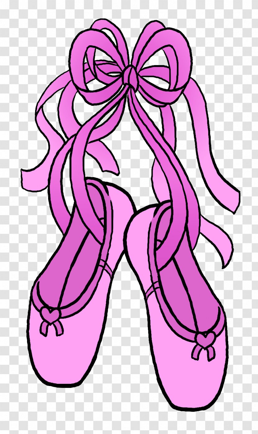 Ballet Shoe Dancer Pointe Technique - Flower Transparent PNG