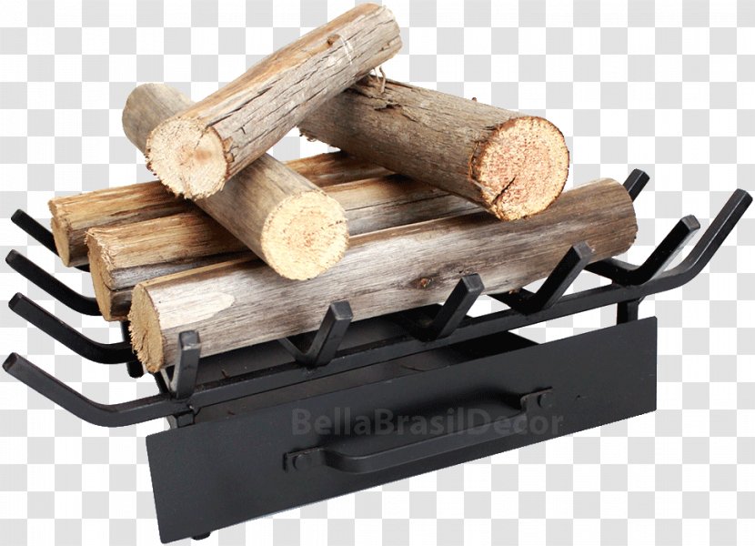 Fireplace Gridiron Living Room Hearth - Firewood - Vassourinha Transparent PNG