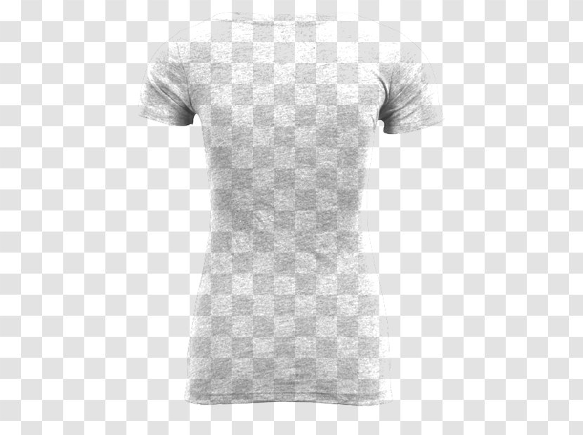 T-shirt Sleeve Dress Neck - White Transparent PNG