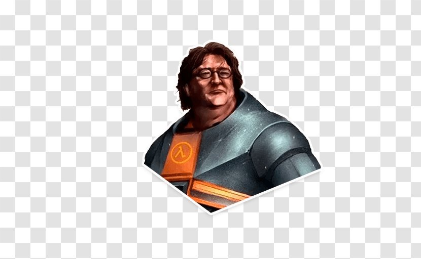 Gabe Newell Half-Life 2: Episode Three Counter-Strike Left 4 Dead Garry's Mod - Video Game Transparent PNG