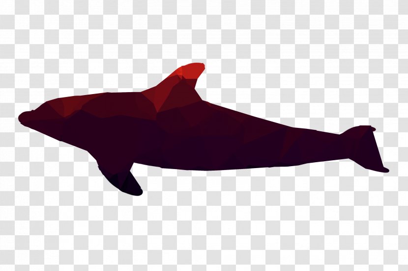 Dolphin RED.M - Common Bottlenose - Porpoise Transparent PNG