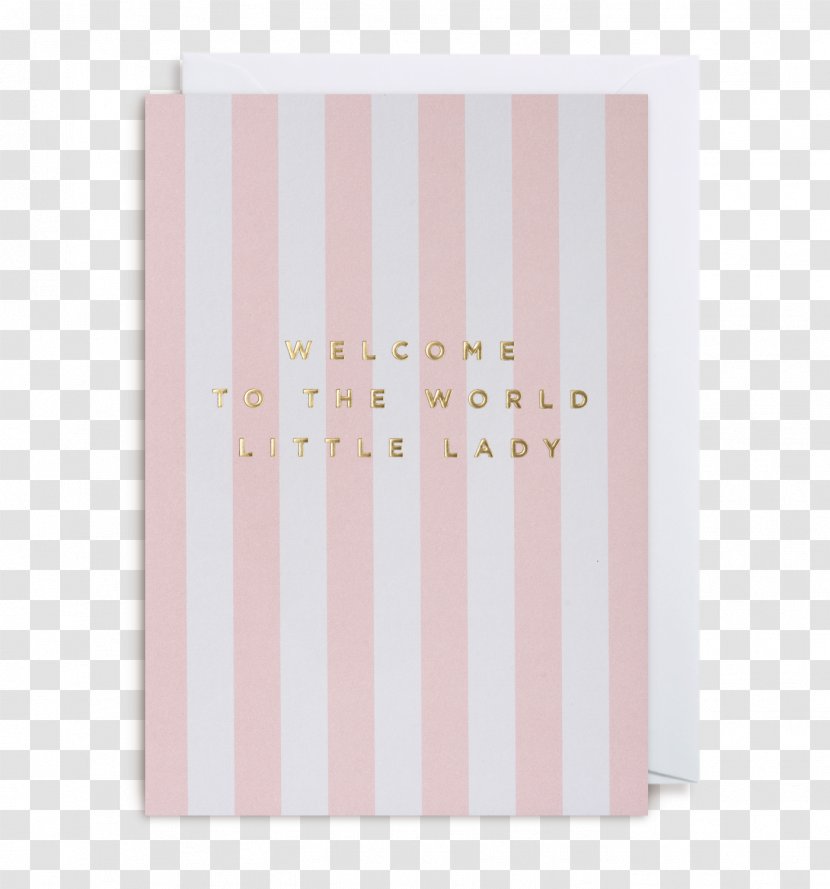Pink M Rectangle - Peach - Welcome Card Transparent PNG